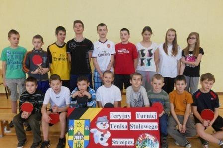 Feryjny Turniej Tenisa Stołowego 22.01.2014r.