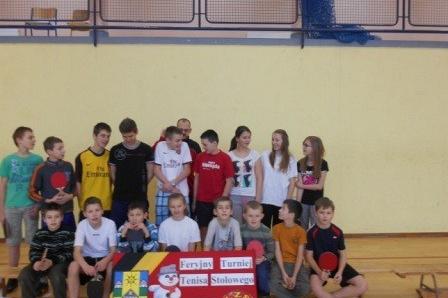 Feryjny Turniej Tenisa Stołowego 22.01.2014r.