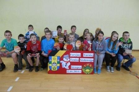 Feryjny Turniej Tenisa Stołowego 22.01.2014r.