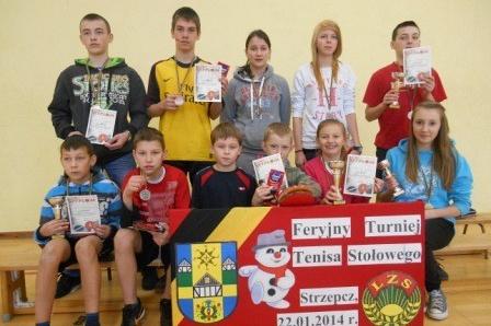 Feryjny Turniej Tenisa Stołowego 22.01.2014r.