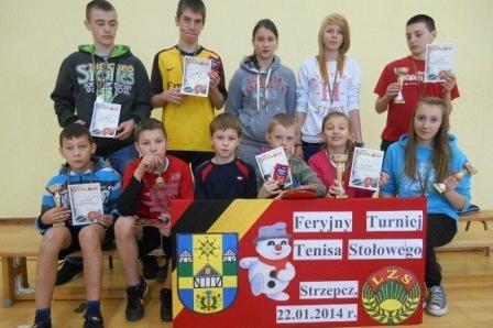 Feryjny Turniej Tenisa Stołowego 22.01.2014r.