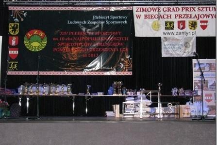XIV Plebiscyt Sportowy na 10-ciu Najpopularniejszych Sportowców i Trenerów Wsi Pomorskiej LZS w Sztumie 15.02.2014r.