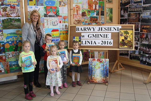 BARWY JESIENI w GMINIE LINIA - KONKURS PLASTYCZNY - 2016