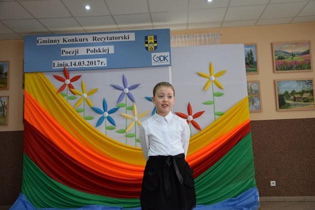 Gminny Konkurs Recytatorski Poezji Polskiej