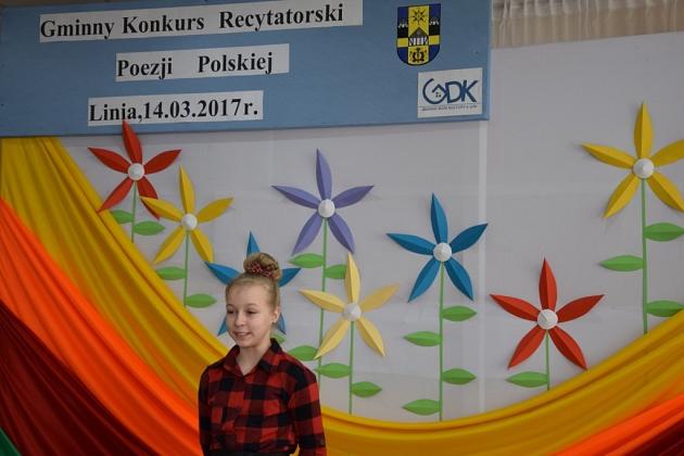 Gminny Konkurs Recytatorski Poezji Polskiej