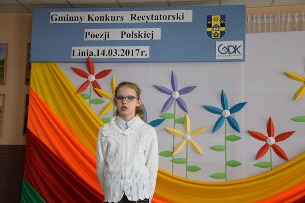 Gminny Konkurs Recytatorski Poezji Polskiej
