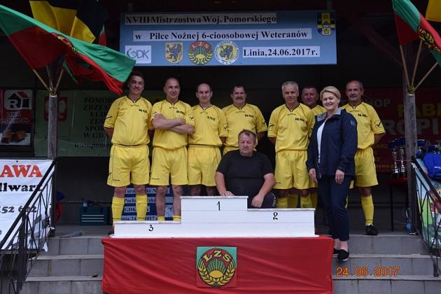 XVIII Mistrzostwa Województwa Pomorskiego w Piłce Nożnej Weteranów i sportowe Powitanie Lata w Lini