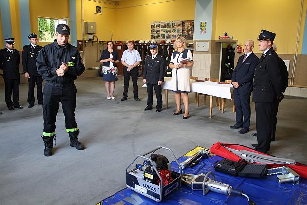 Środki z Funduszu Sprawiedliwości dla strażaków z GMINY LINIA