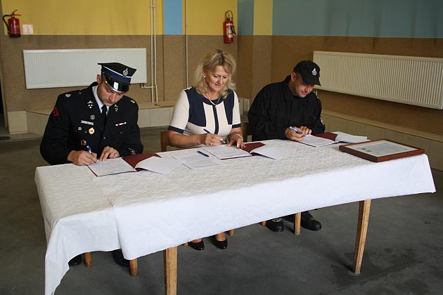 Środki z Funduszu Sprawiedliwości dla strażaków z GMINY LINIA