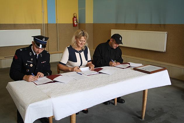 Środki z Funduszu Sprawiedliwości dla strażaków z GMINY LINIA