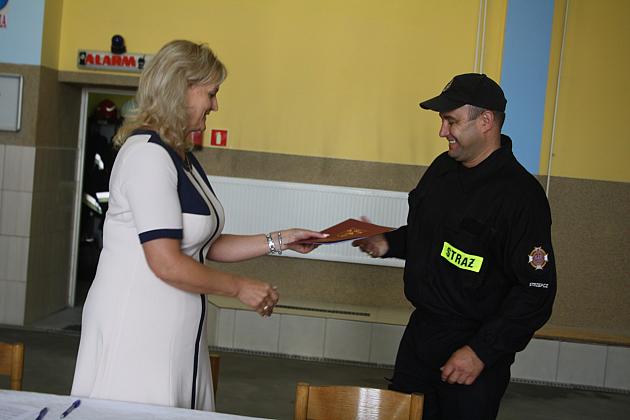 Środki z Funduszu Sprawiedliwości dla strażaków z GMINY LINIA