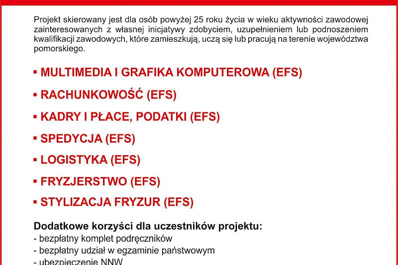 Bezpłatne kursy językowe, komputerowe i inne.