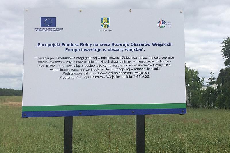Przebudowa dróg gminnych  z „Programu Rozwoju Obszarów Wiejskich na lata 2014-2020”