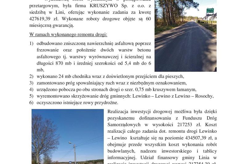 Inwestycje w naszej Gminie
