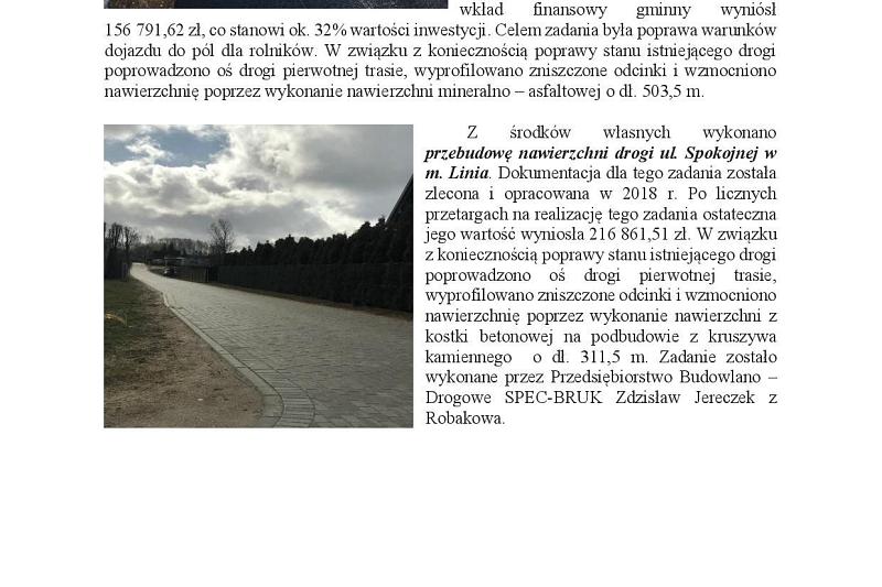 Inwestycje w naszej Gminie