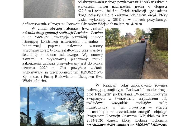 Inwestycje w naszej Gminie