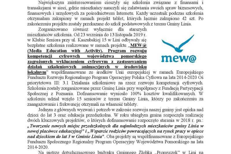 Inwestycje w naszej Gminie