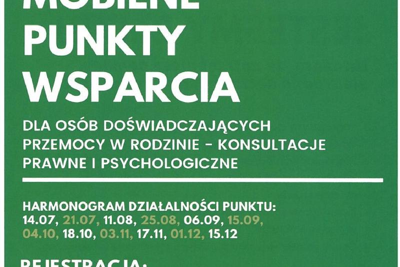 Mobilne punkty wsparcia