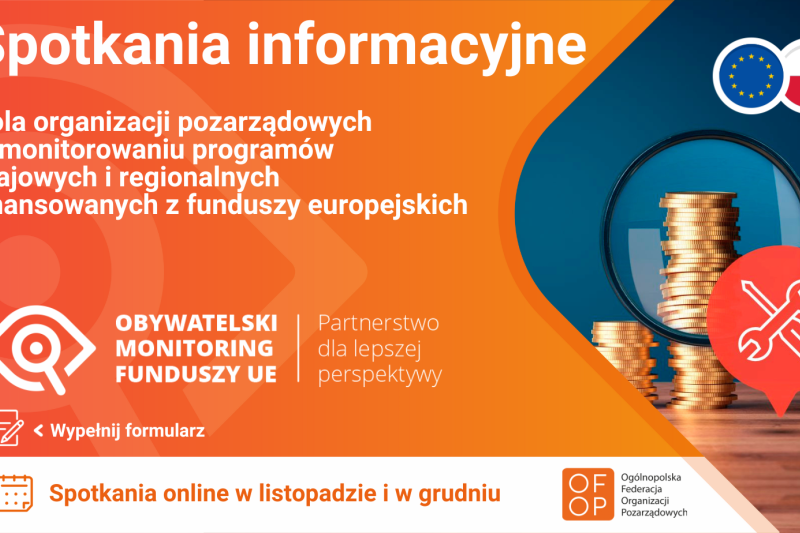 Obywatelski monitoring funduszy europejskich