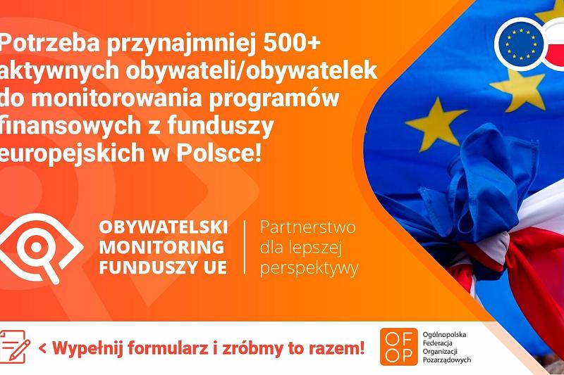 Obywatelski monitoring funduszy europejskich